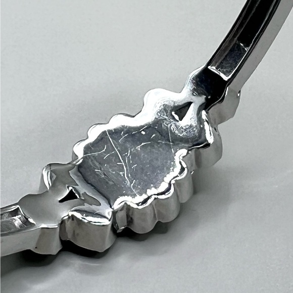 lia sophia “Florid” Med stretch bangle bracelet, Navy Blue & green resin - Picture 9 of 9